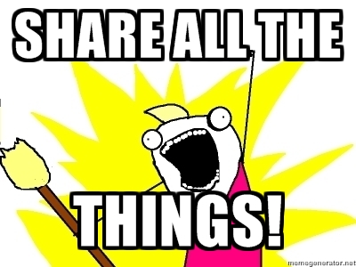 share all the things!